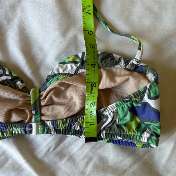 Multicolor leaf life pattern two piece bikini bathing suit - Picture 10 of 11